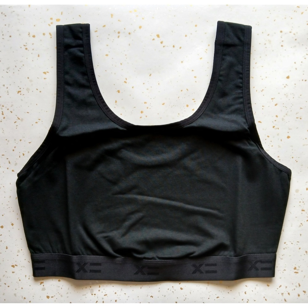 NEW TomboyX Essentials Soft Bra - Black Size Large - Picture 2 of 5